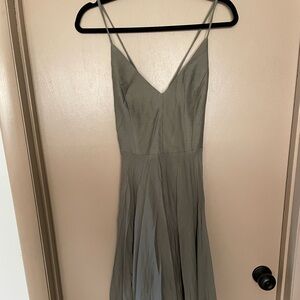 Olive Green Lulus Midi Dress